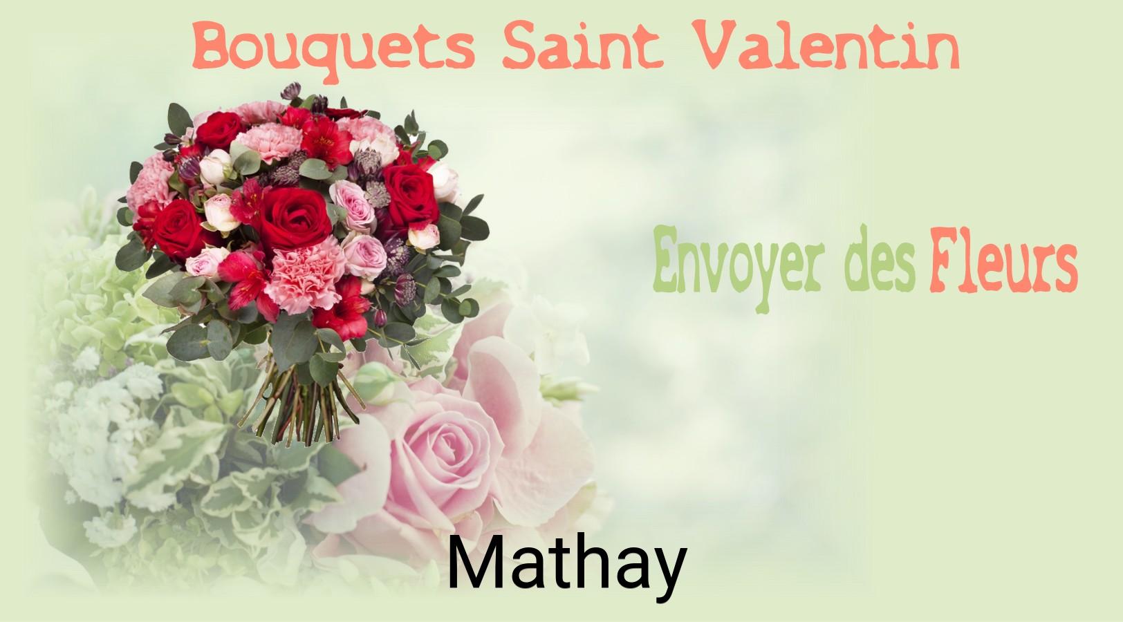 Roses de Saint-Valentin livrées à Mathay
